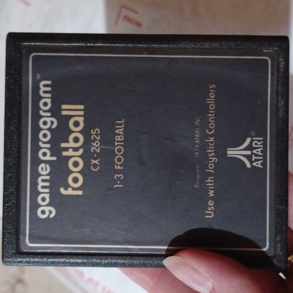 Atari football game